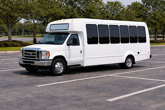 20-passenger minibus available for charter in Mountain View, CA