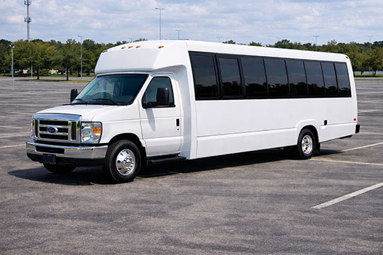 25-passenger minibus available for charter in Mountain View, CA